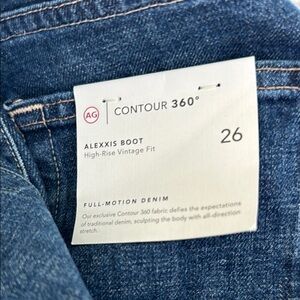 Ag Adriano Goldschmied Alexxis Boot High-Rise Vintage Fit Jeans - Blue